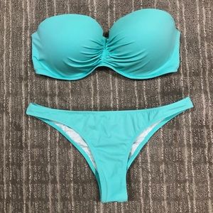 Victoria’s Secret Bikini - Mint Blue 34DD & S